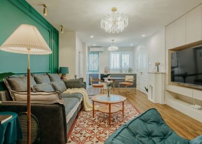 80㎡的古典装修，法式风格